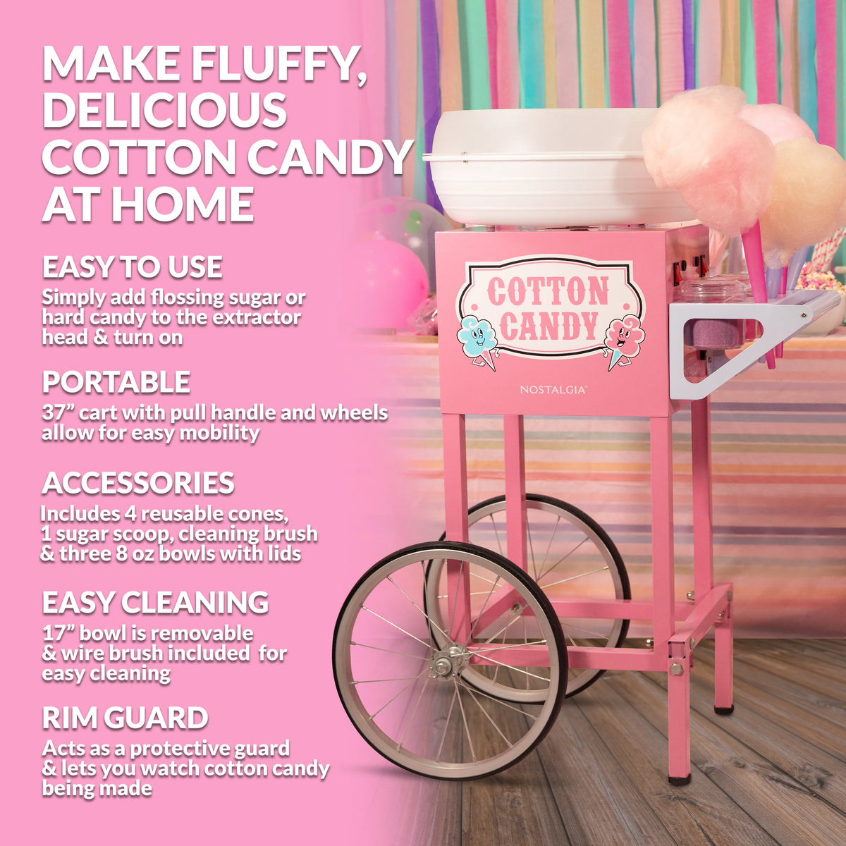 Cotton Candy Cart C8675