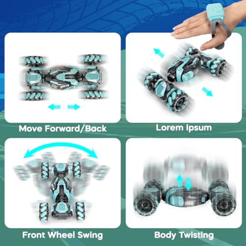 Gesture Sensing RC Stunt Car 360° Rotating 4WD Remote Control Car X761695