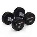 25 lb. Pair Round Urethane Dumbbells E5207
