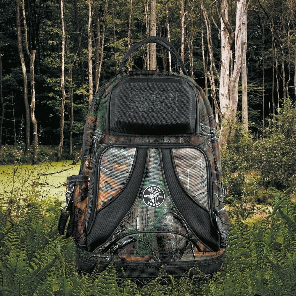 Heavy Duty Tool Bag Backpack with 39 Pockets W232161