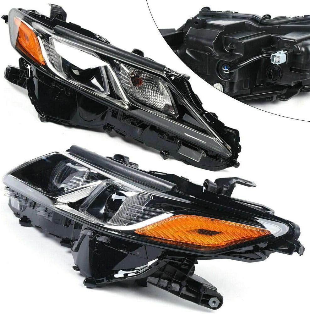 Black LED Headlamp Passenger Driver Side P317071