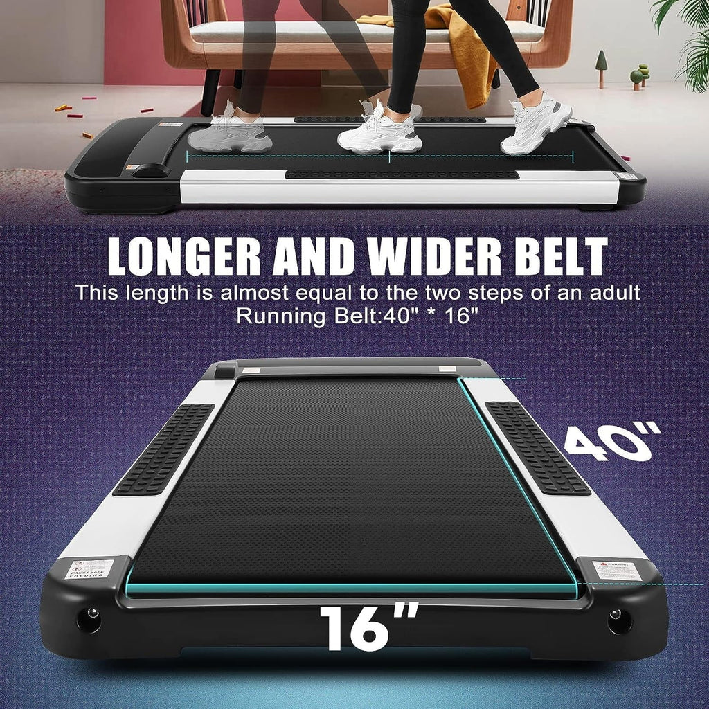 Black Under Desk Treadmill with Remote Control M578