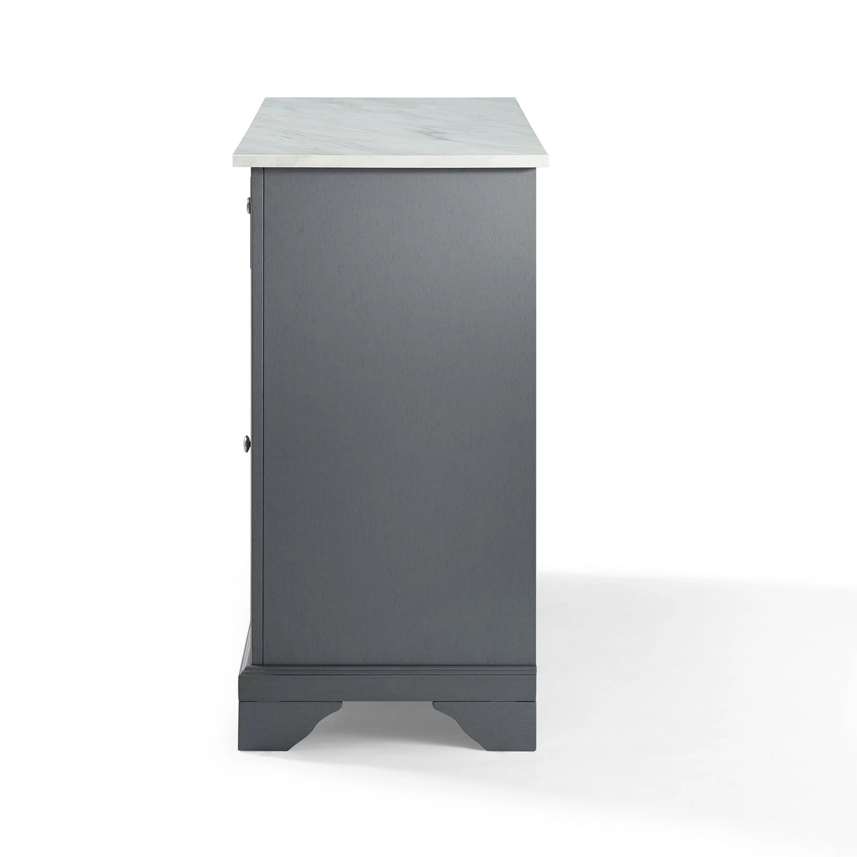 Gray Wood Kitchen Island G367