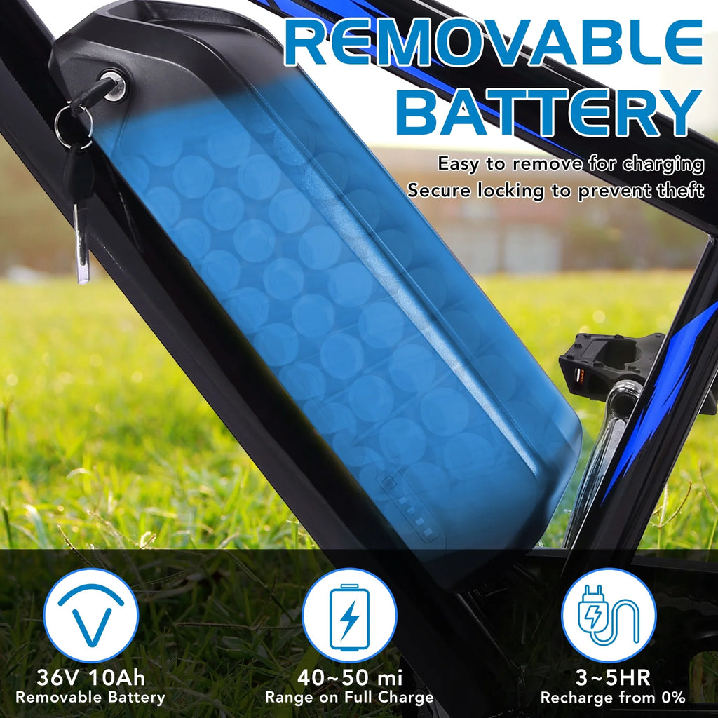 7-Speed Electric Trike with Basket I5804