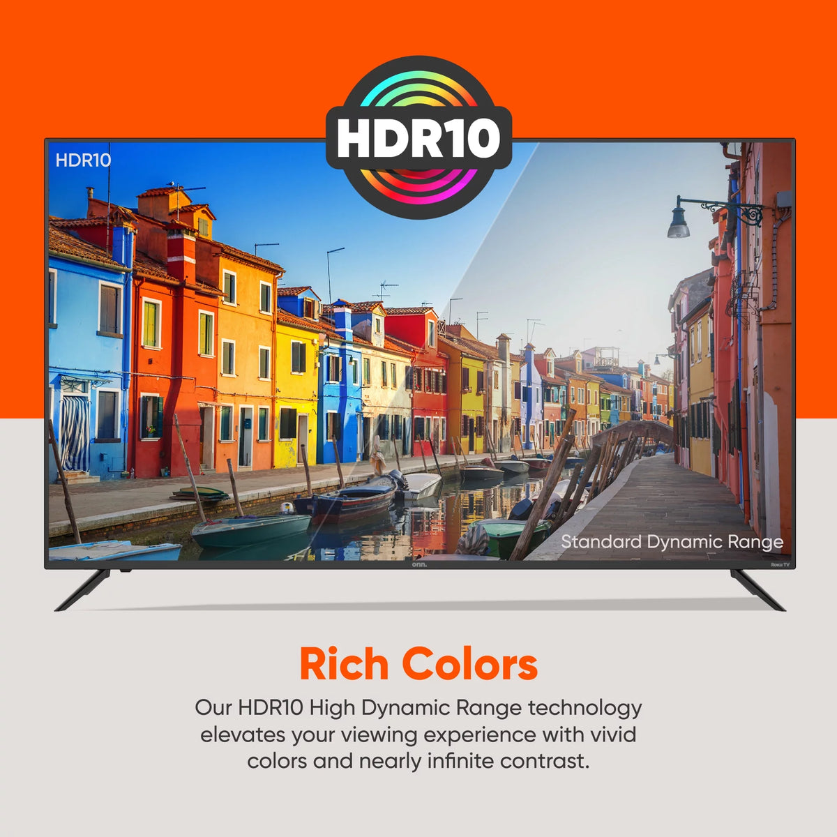 50" Class 4K UHD LED Roku Smart Television HDR A106240