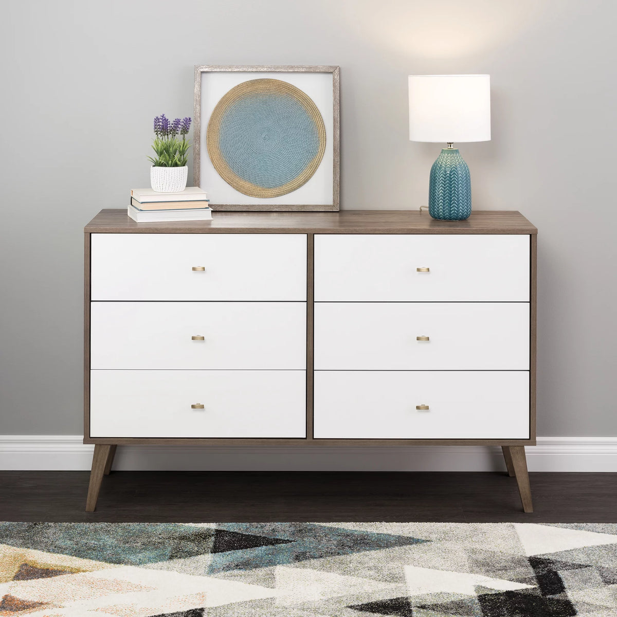 6 Drawer Wooden Dresser G53022
