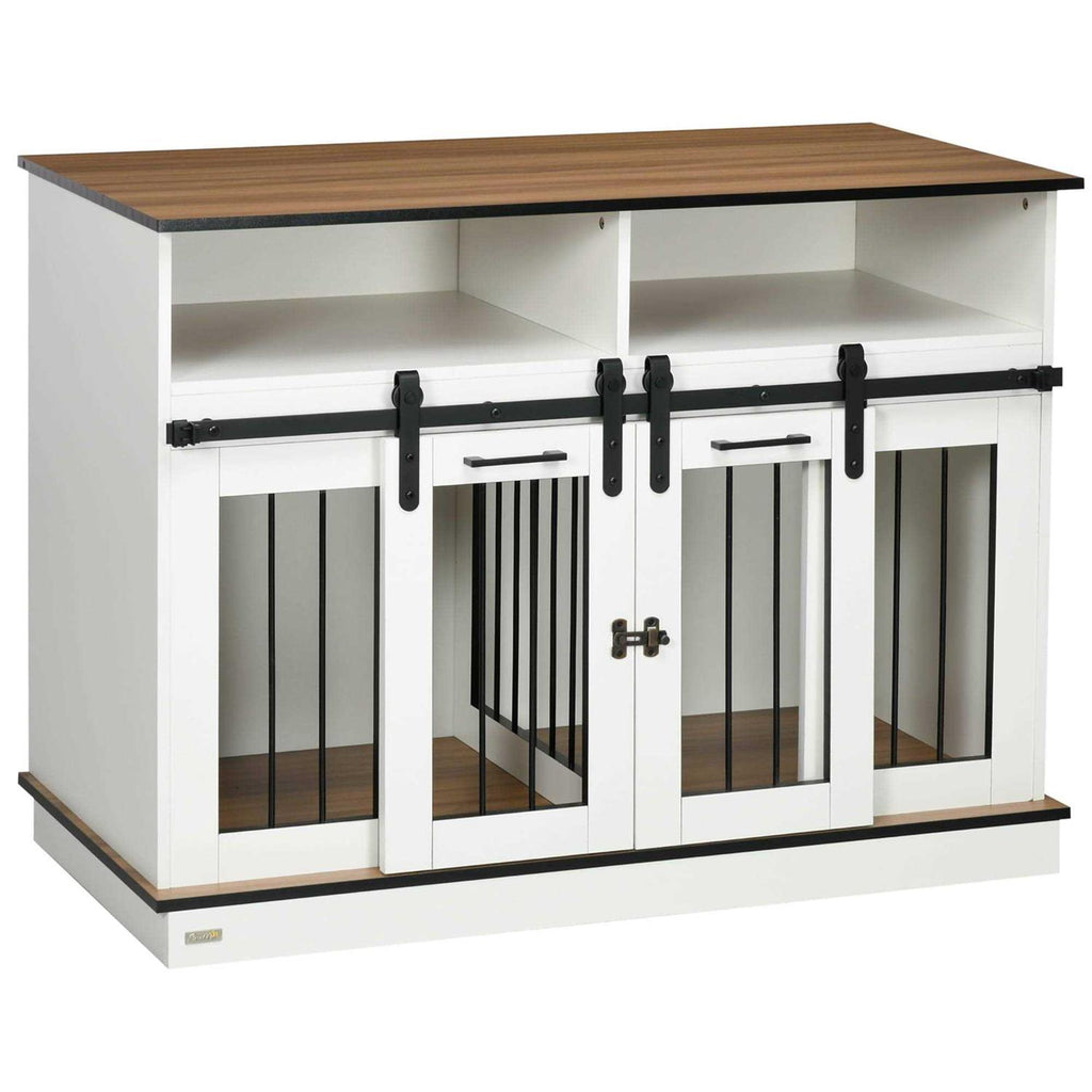 Dog Crate Furniture with Shelves O350