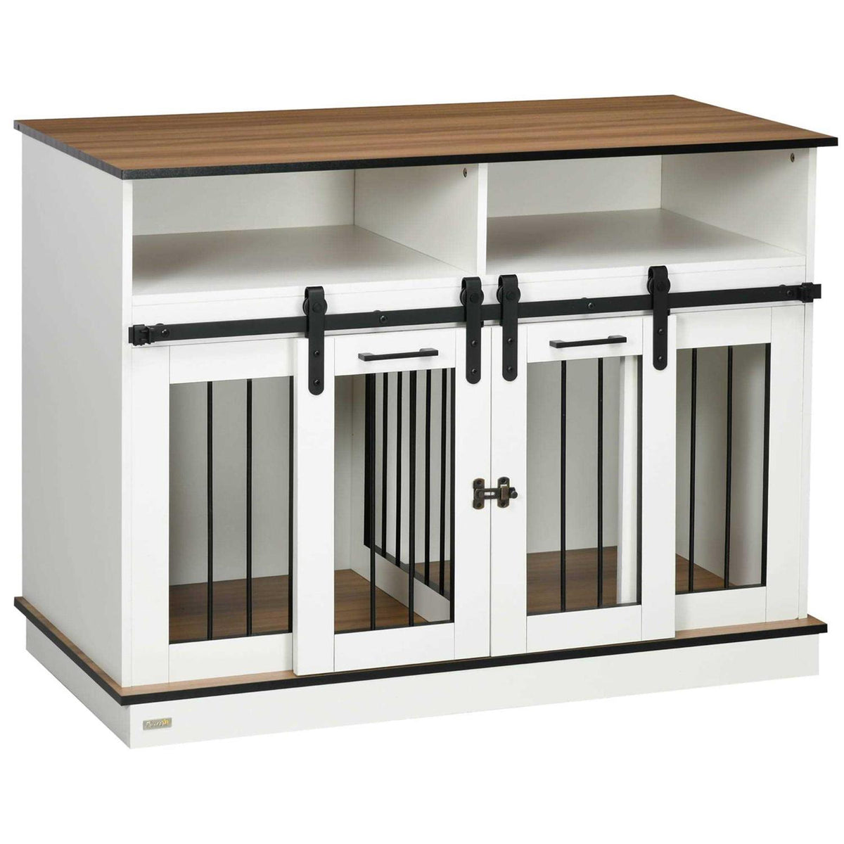 Dog Crate Furniture with Shelves O350