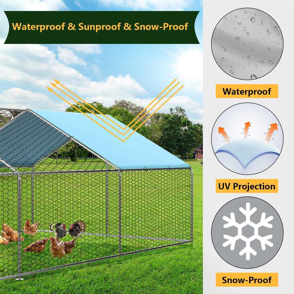 Large Metal Chicken Coop L295608