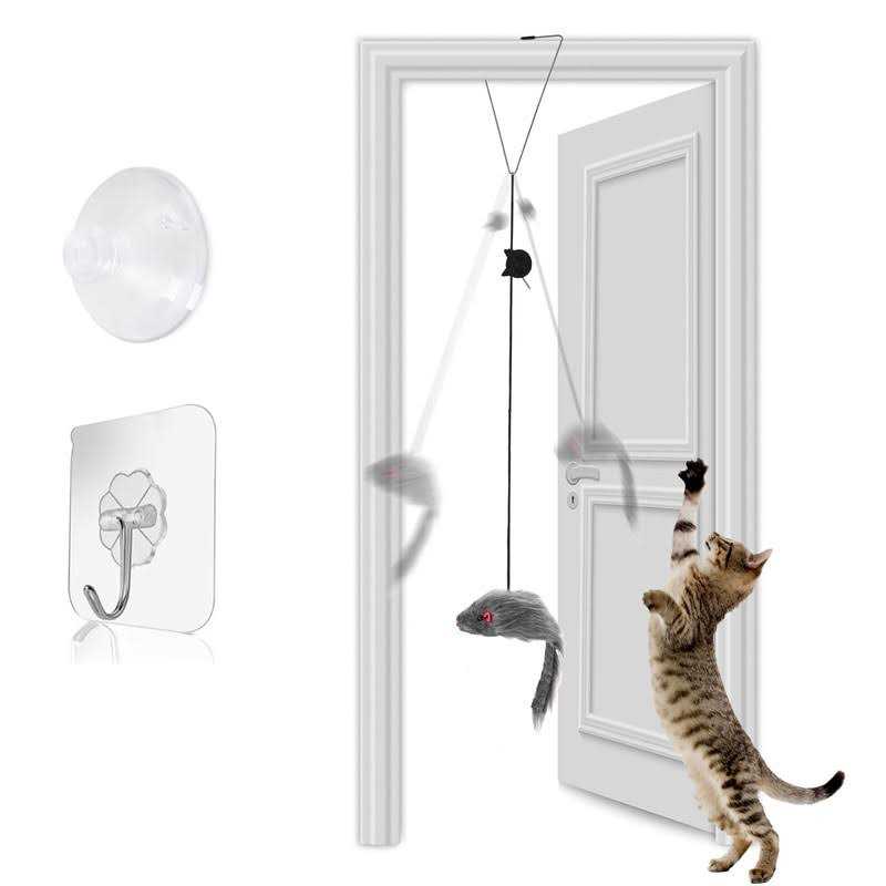 Hanging Door Cat Mouse Toys V231