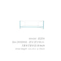 Nano Shallow Rimless Low-Iron Glass Aquarium O468