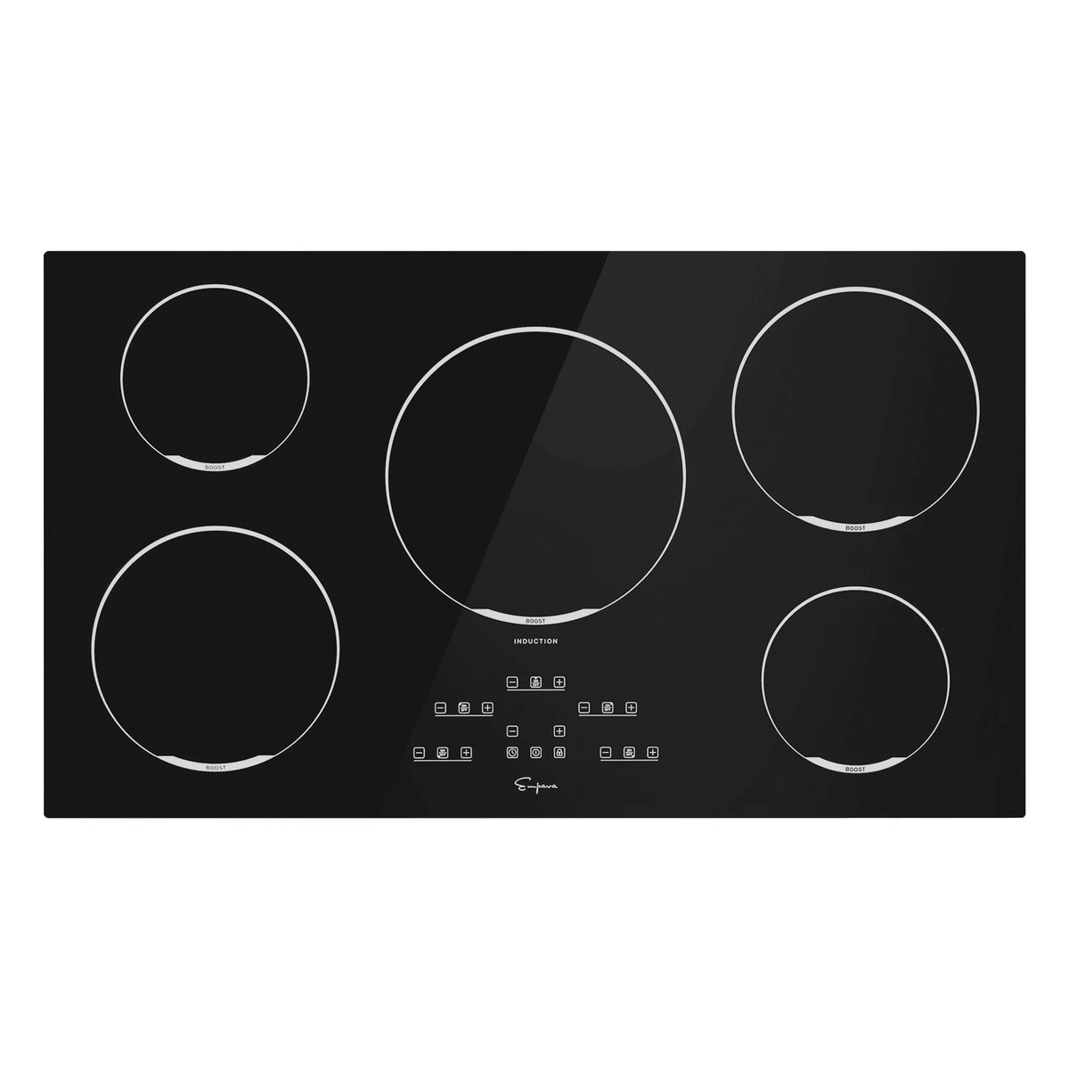 36 Inch 5 Elements Black Induction Cooktop A4624