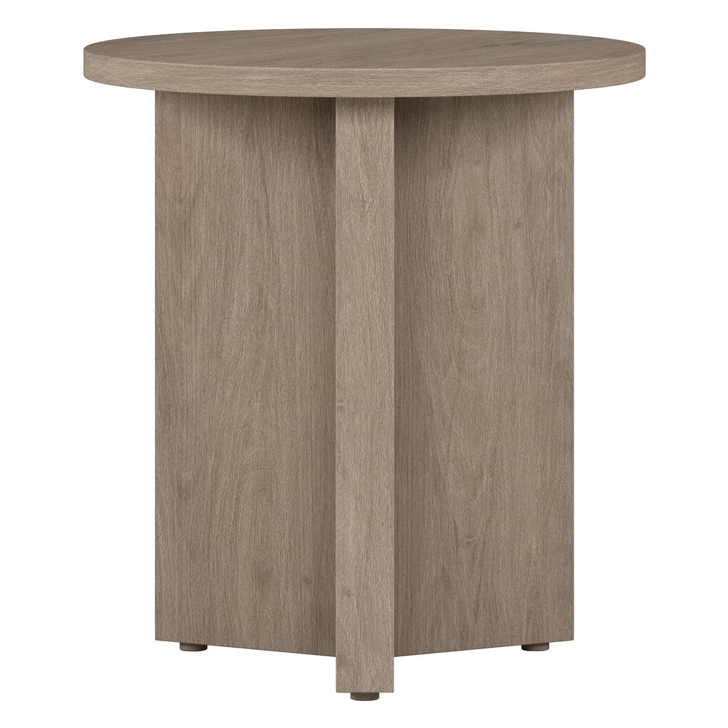Antiqued Gray Oak Side Table C436640