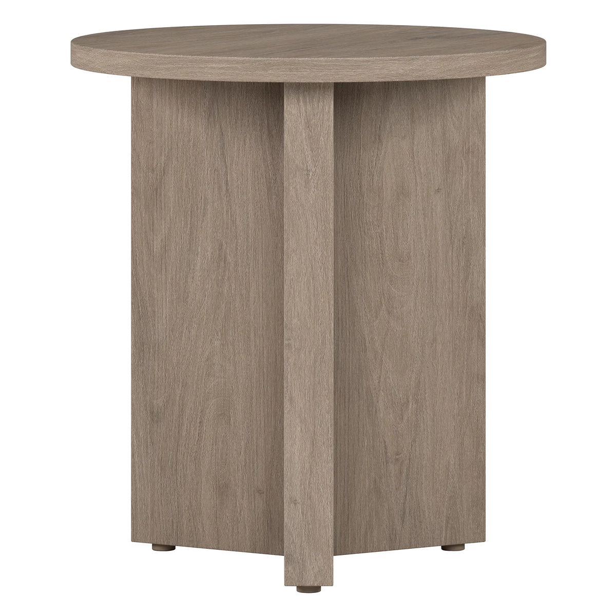 Antiqued Gray Oak Side Table C436640
