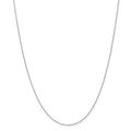 10 Karat White Gold Cable Chain Anklet X3226