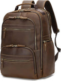 Genuine Leather 18 inch Laptop Backpack U3425