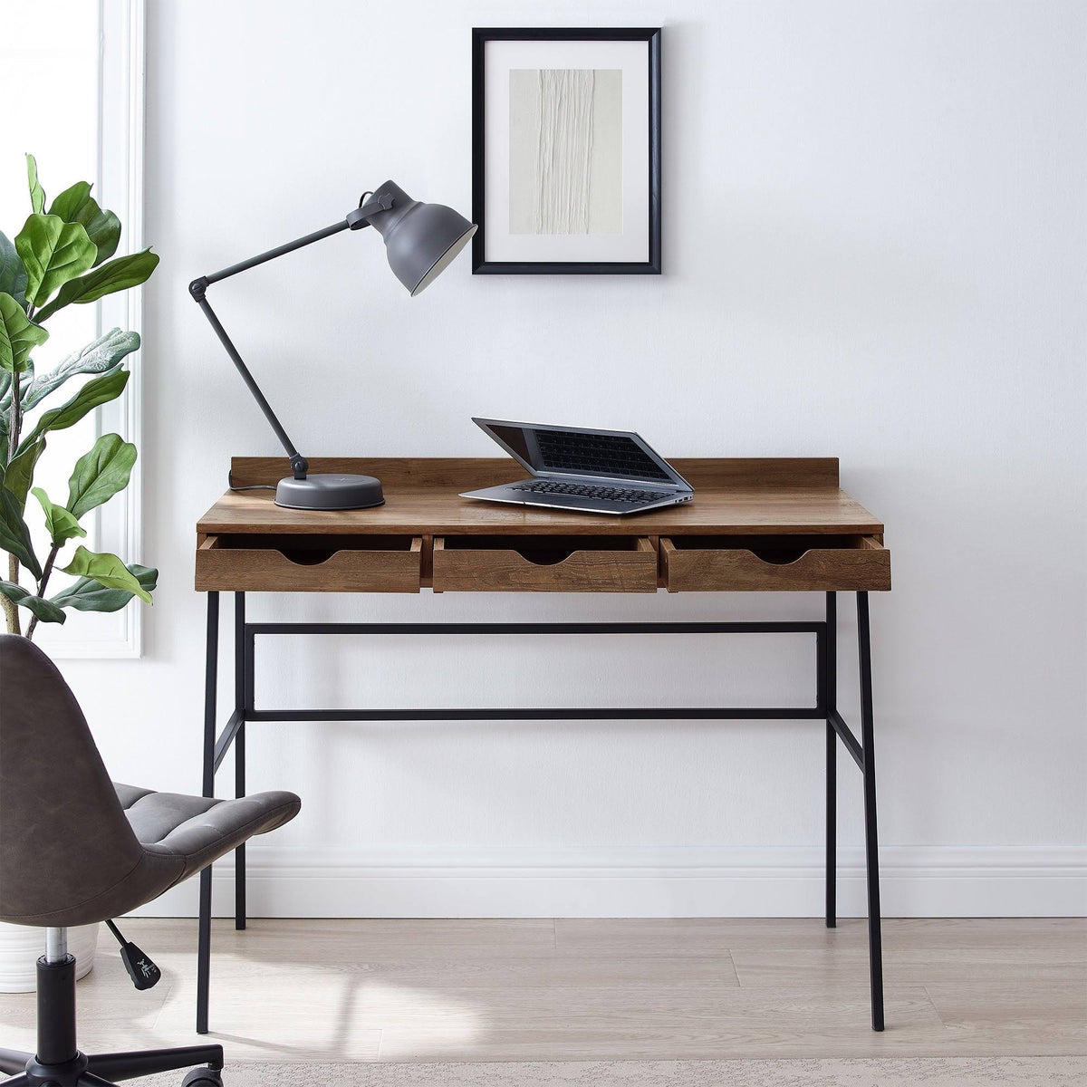 42-Inch 3-Drawer Writing Desk W114