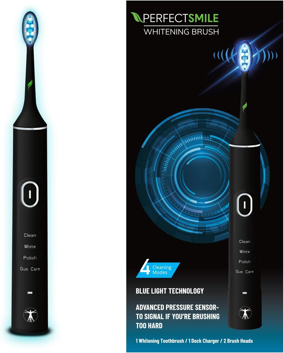 Whitening Electric Toothbrush with 4 Brushing Modes T3864