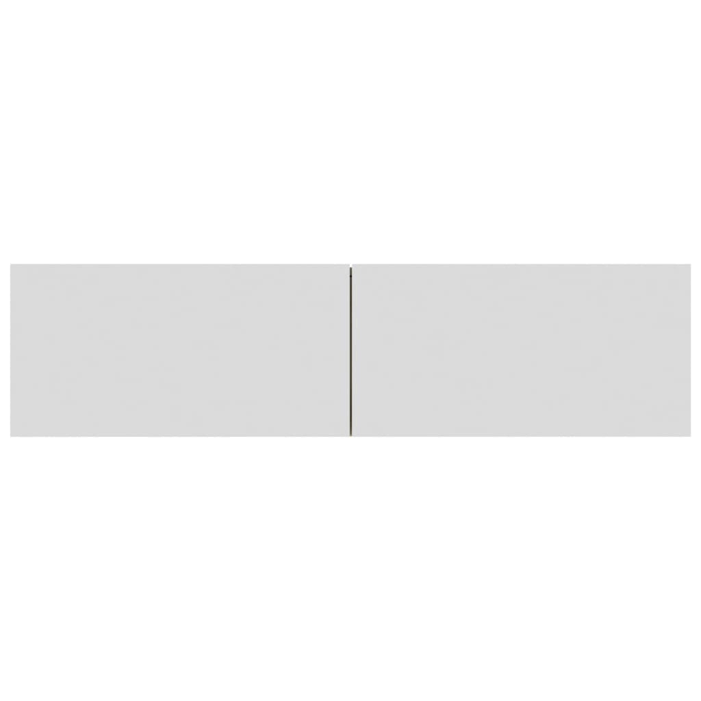 White and Sonoma Oak Chipboard TV Cabinet Q60852