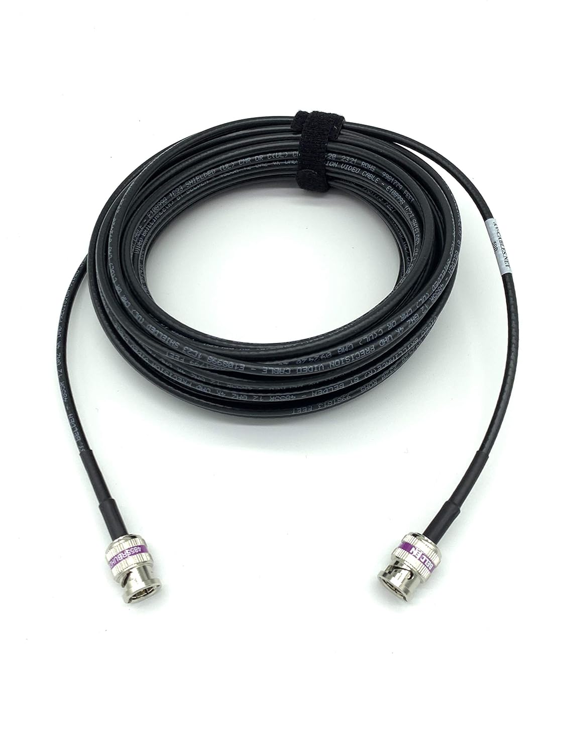 12G 4K HD SDI BNC - BNC Cable 50ft Yellow K716