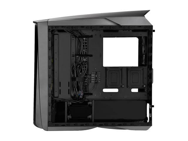 ATX Computer Case Titanium with Red LED M69269