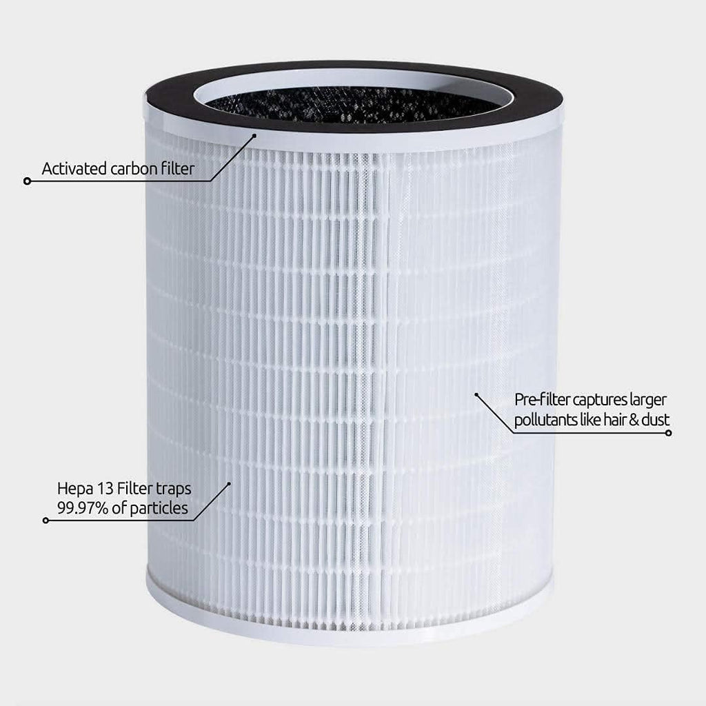 HEPA 13 Air Purifier with Activated Carbon and UV-C Light D1607