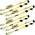 Car Tie Down with J Hooks 120 inch 4 Pack Z87199