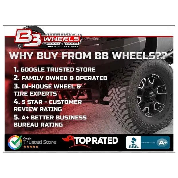 14x6 5x114.30 Black Wheel J3341