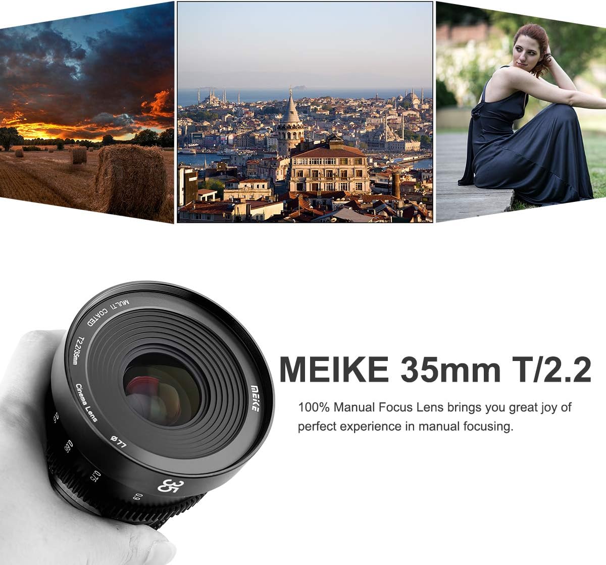 35mm T2.2 Manual Focus Wide-Angle Cinema Lens P246