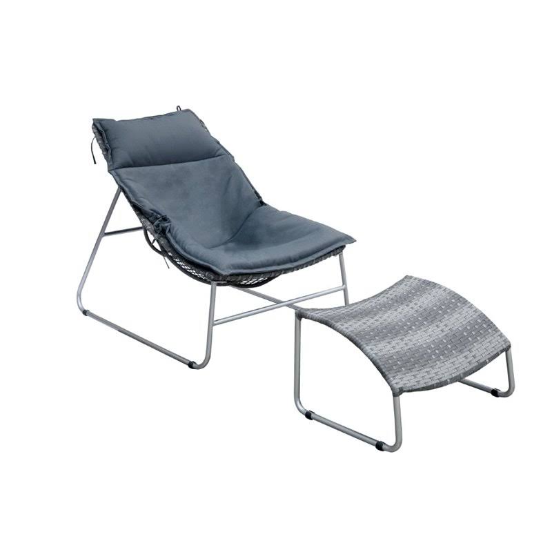 Patio Chair with Ottoman H861