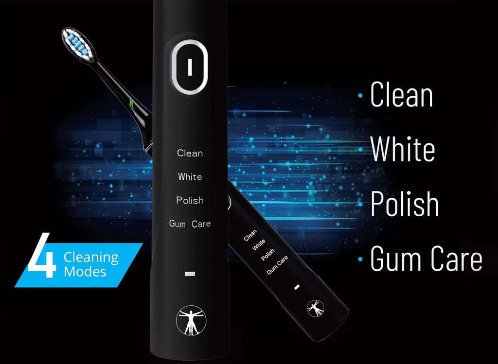 Whitening Electric Toothbrush with 4 Brushing Modes T3864