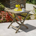 Grey Acacia Wood Foldable Bistro Table X2529