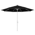 11 ft. Aluminum Market Umbrella Black Q7954