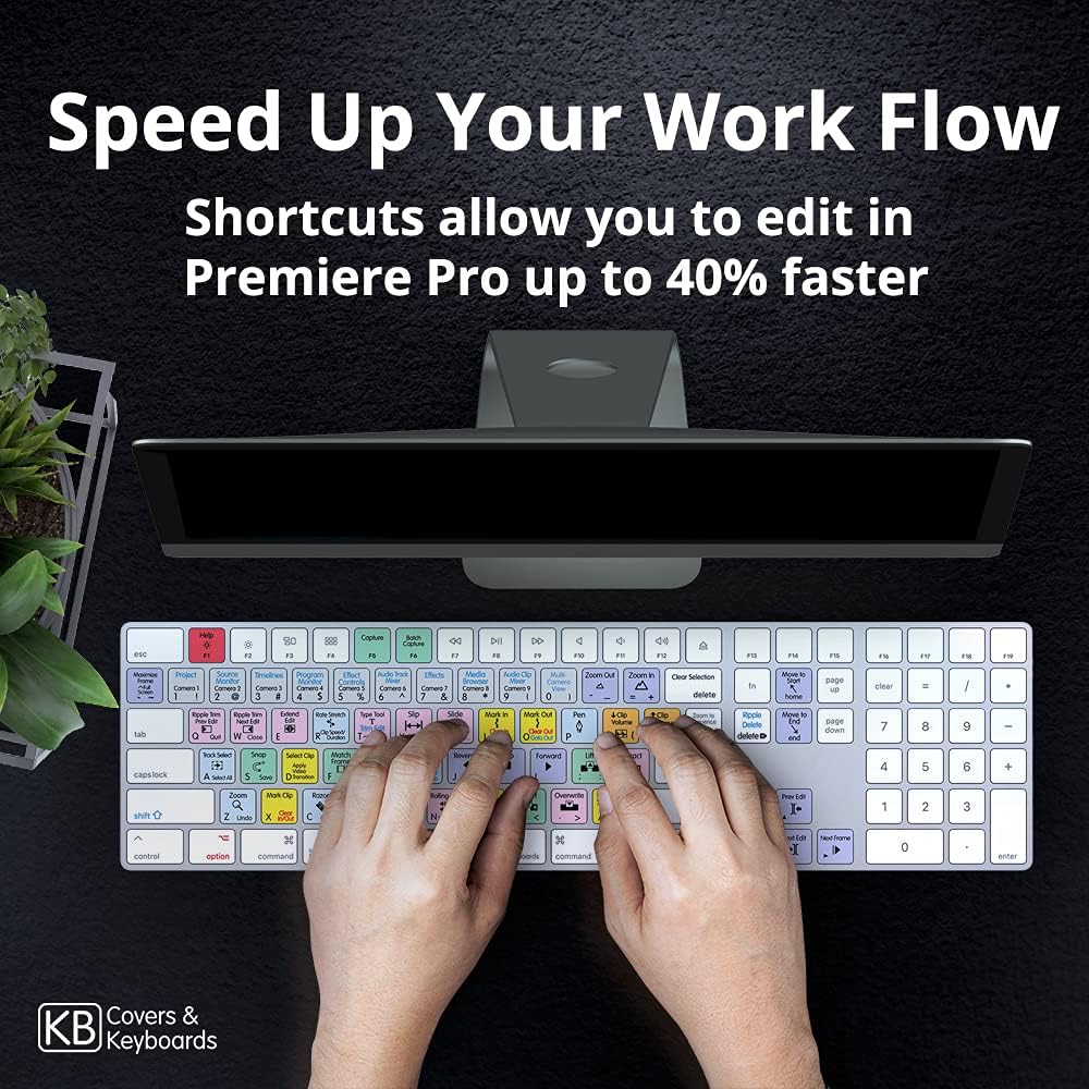 Adobe Premiere Pro CC Backlit Mechanical Keyboard V8079