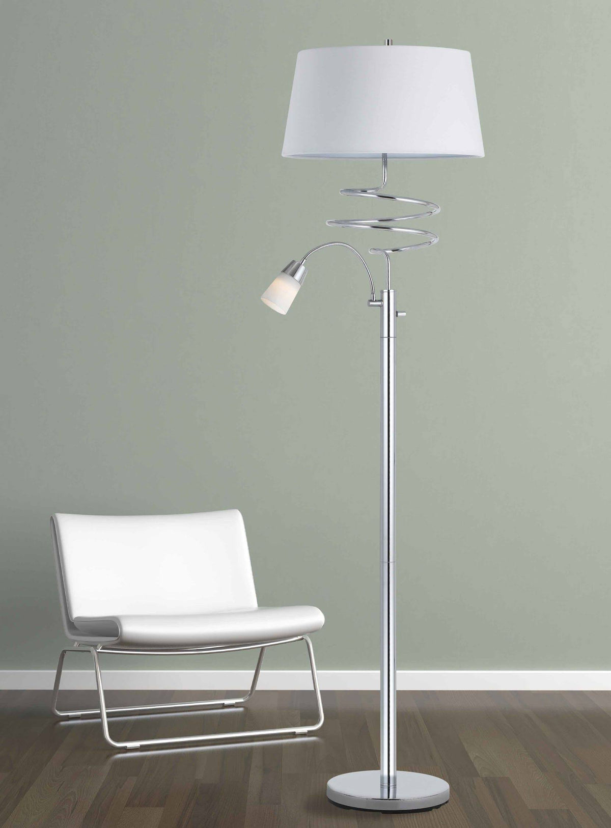 Metal Floor Lamp with LED Reading Lamp Z692