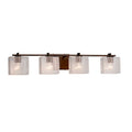 4-Light Bath Bar Seeded Glass U885