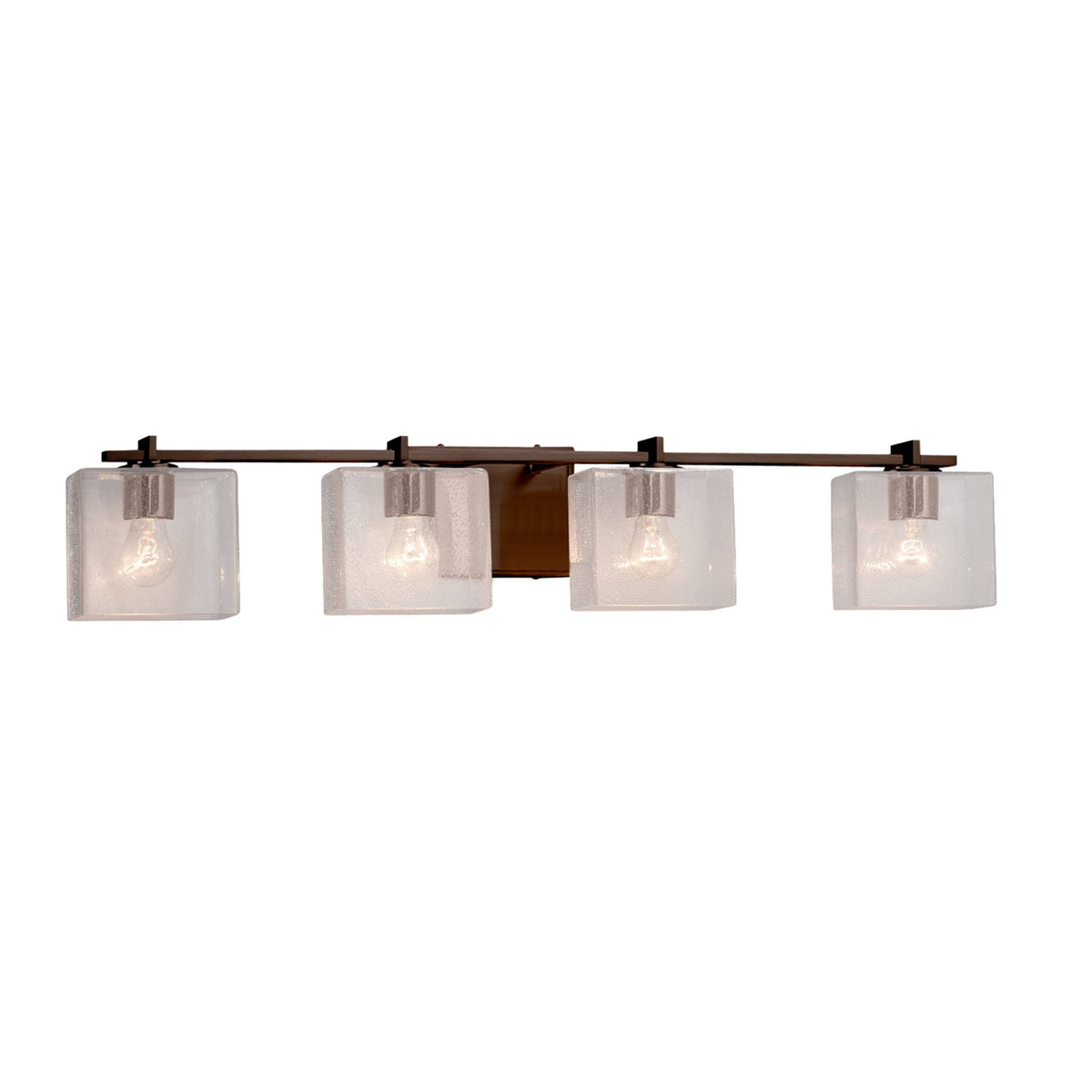 4-Light Bath Bar Seeded Glass U885