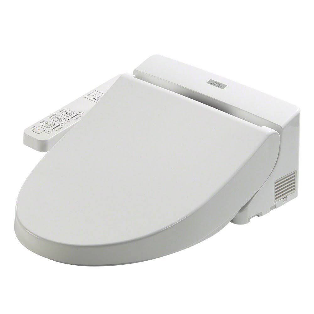 Elongated Bidet Toilet Seat, White W300