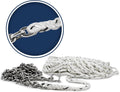 Nylon 3 Strand Anchor Rode with Stainless Steel Chain and Shackle U917