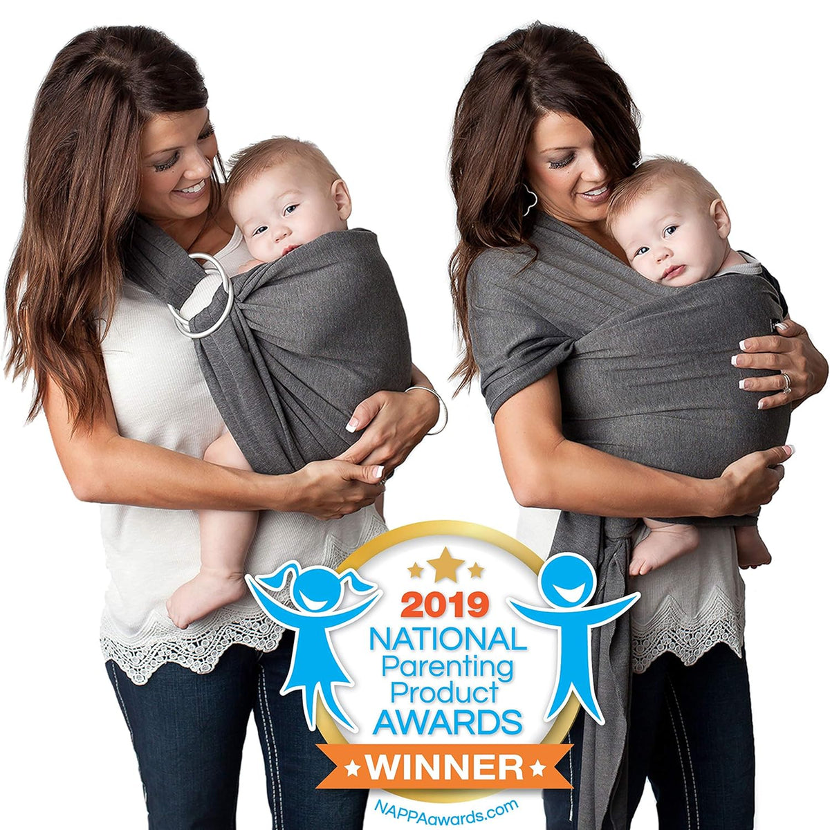 4-in-1 Baby Wrap Carrier & Baby Sling Carrier Pack of 2 U2163