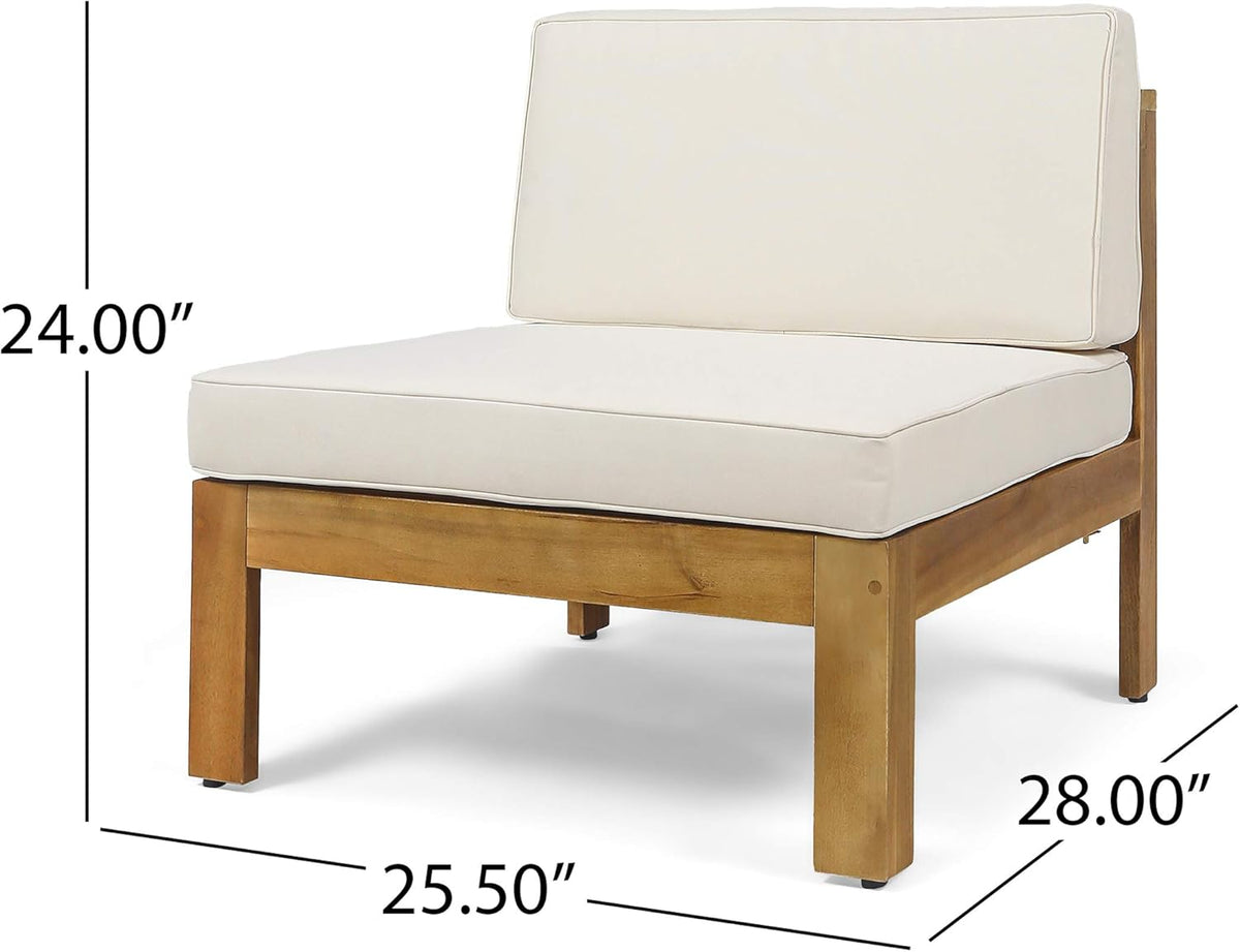 Acacia Wood 5 Piece Sofa Set U891