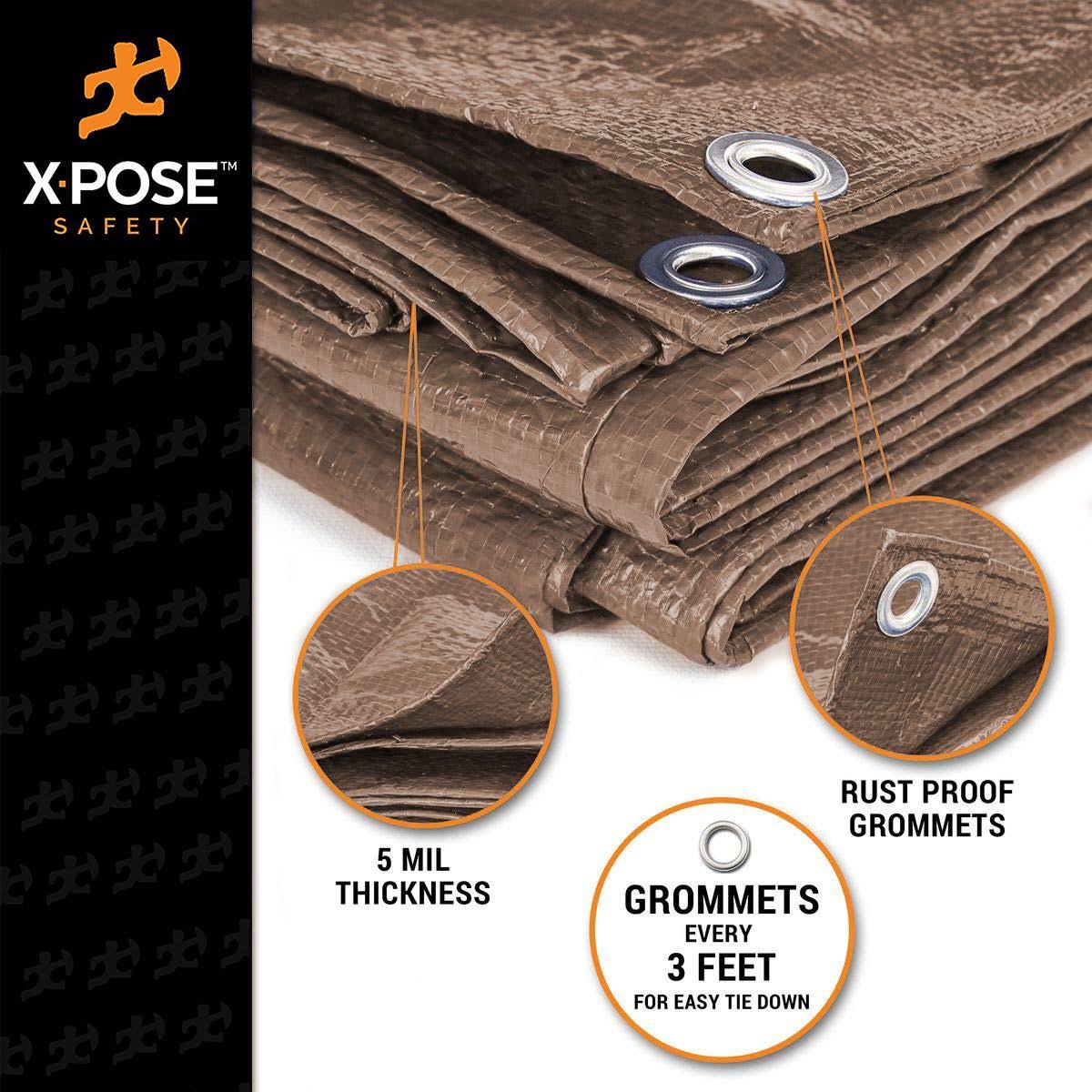 Brown Poly Tarps Case of 12 G3449