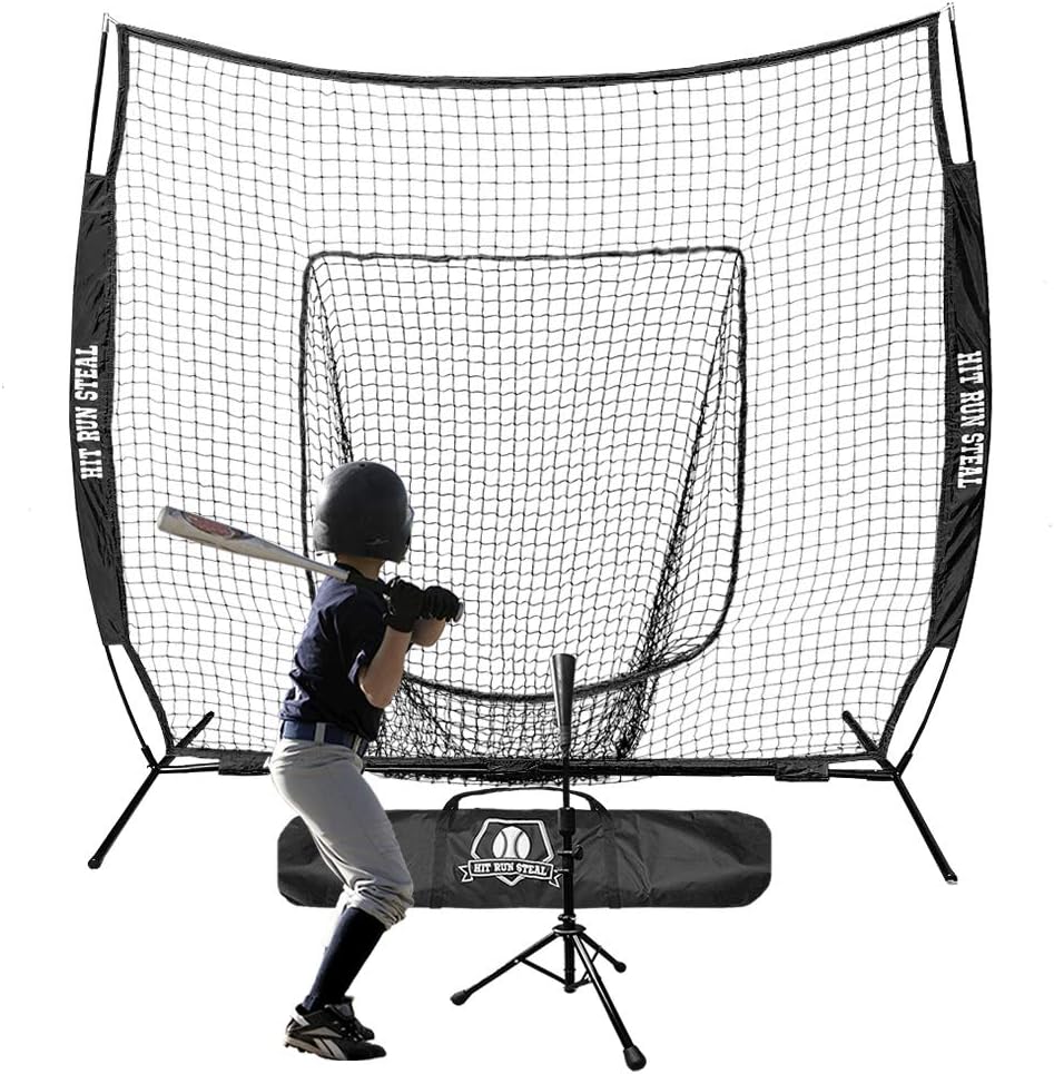 Practice Baseball and Softball Hitting Net and Carrying Bag Y965847