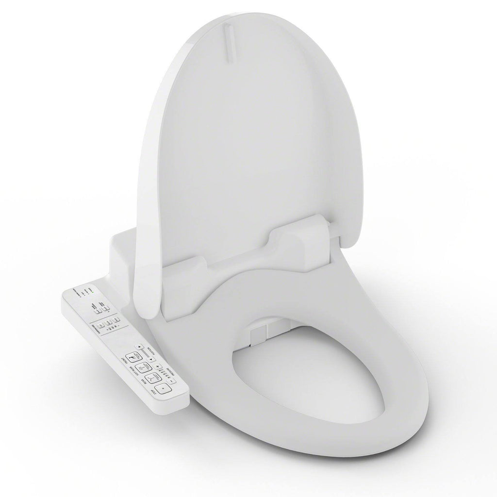 Elongated Bidet Toilet Seat, White W300