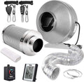 6 Inch Inline Fan Carbon Filter 8 Feet Ducting Combo D669