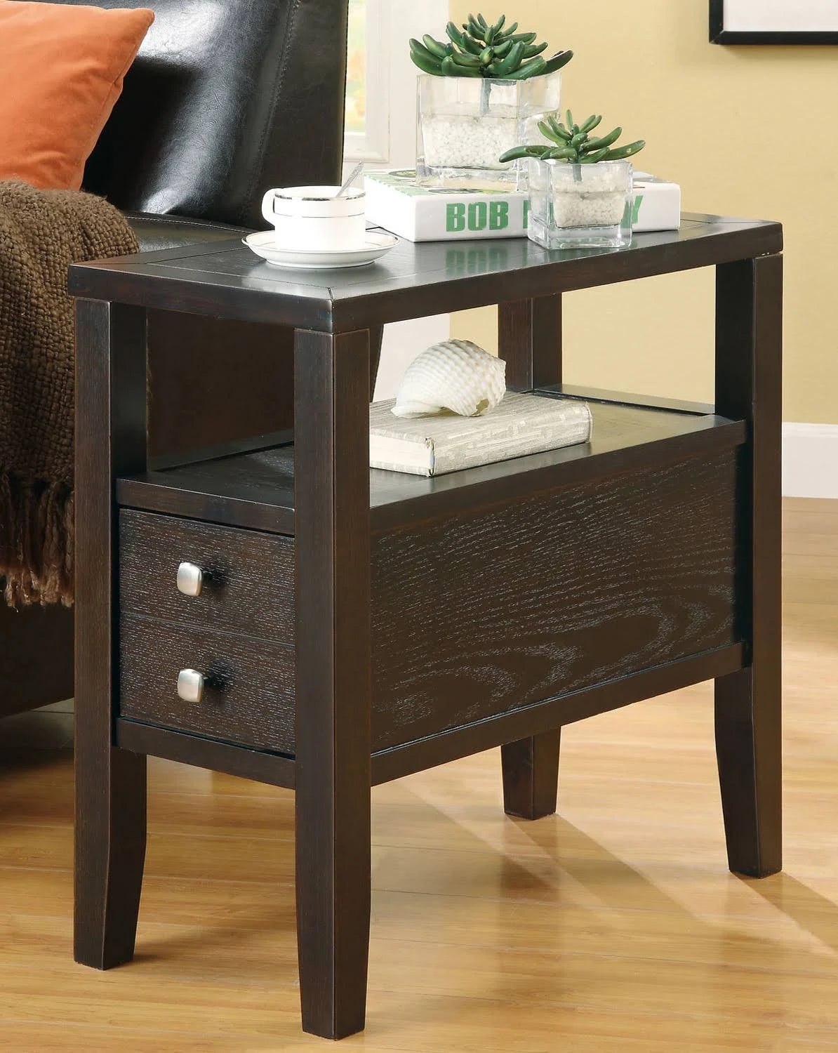Cappuccino Chairside Table U464524