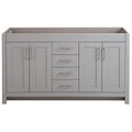 60 in. Bath Vanity Cabinet Only in Sterling Gray W524