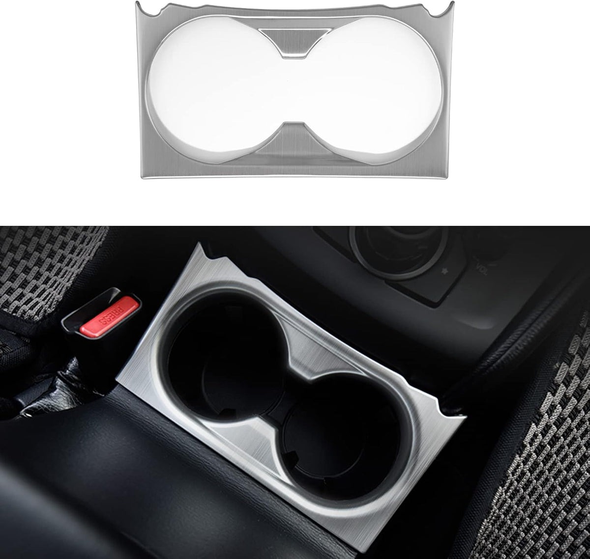 Stainless Steel Black Gear Panel Cover Trim Pack of 2 G2190