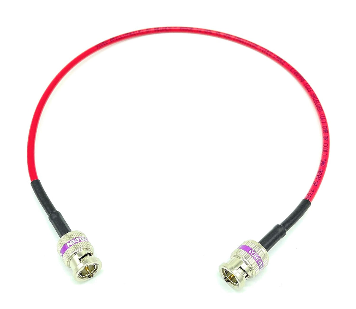 12G 4K HD SDI BNC - BNC Cable 50ft Yellow K716