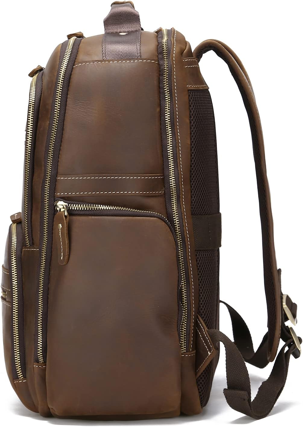 Genuine Leather 18 inch Laptop Backpack U3425